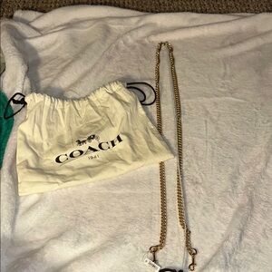 Coach Gold Chain Strap